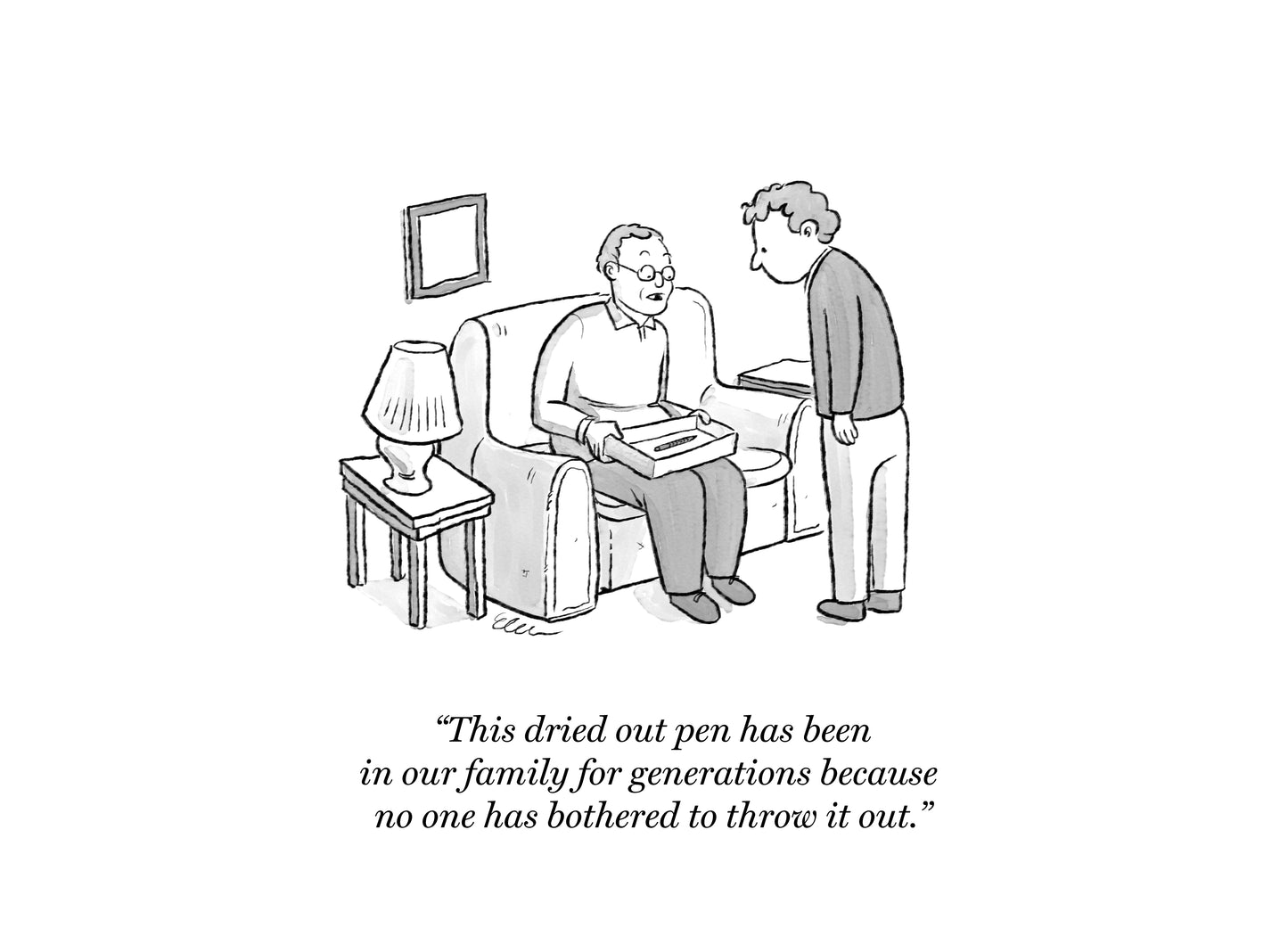 Dried Out Pen Art Print