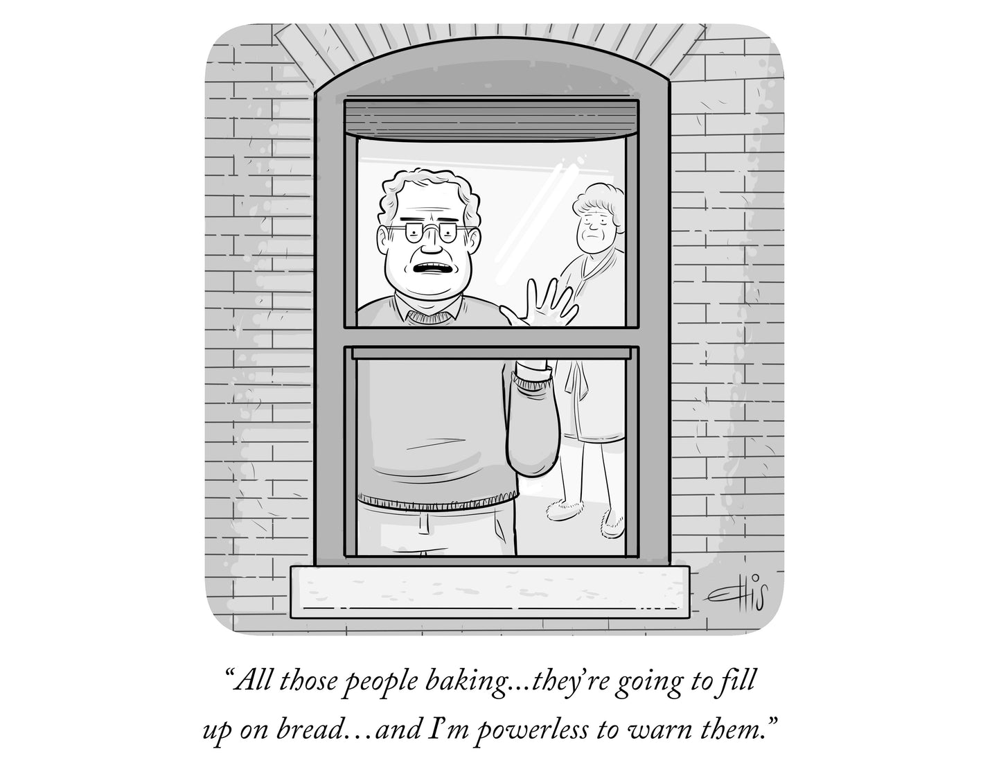 All Those People Baking Art Print
