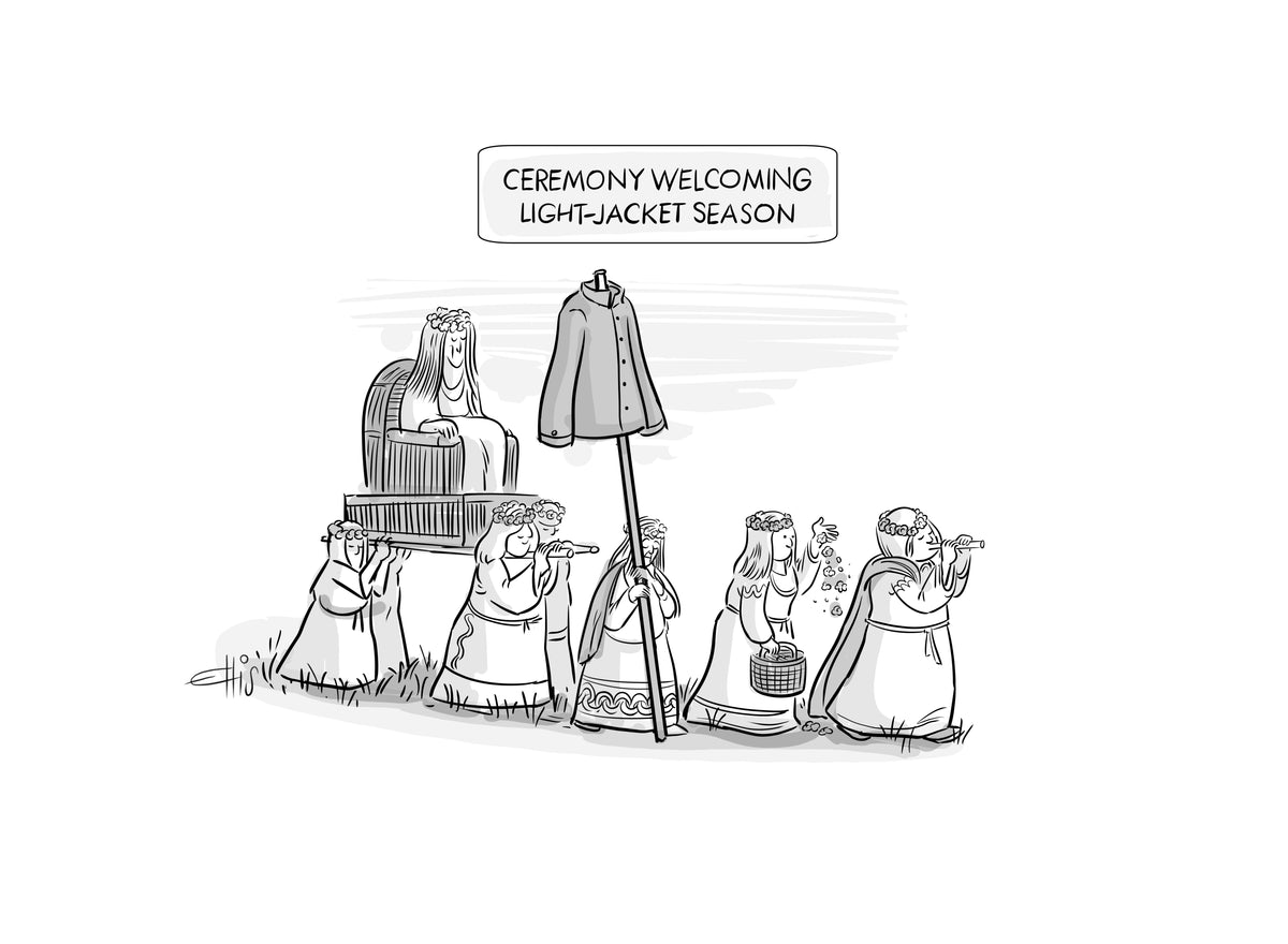 Ceremony Welcoming Light Jacket Season Art Print