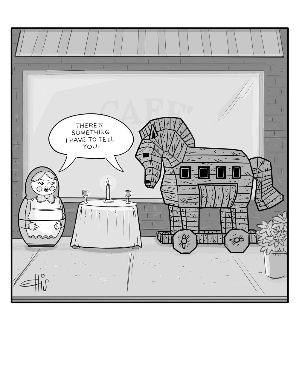 Something To Tell You Art Print