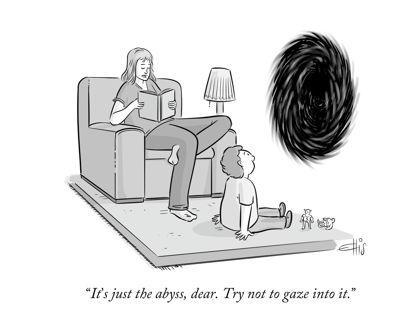 Abyss at Home Art Print