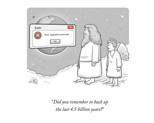 Back Up Earth Art Print