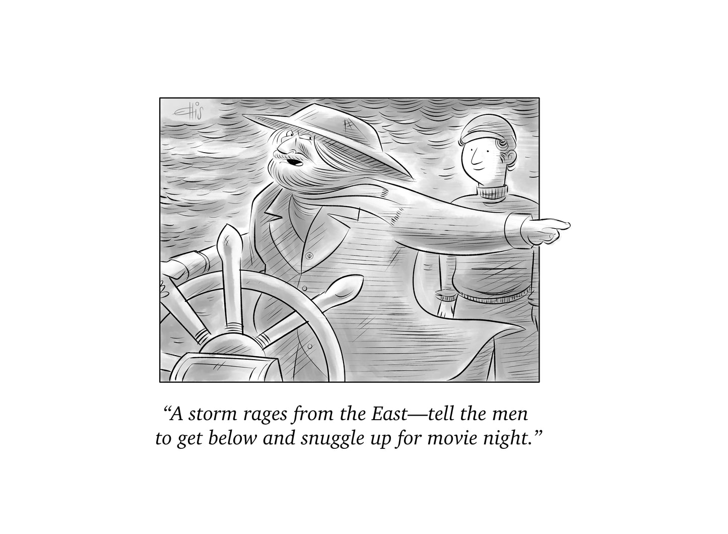 Captain Snuggle Art Print