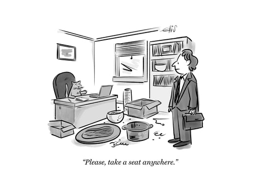 Please Take a Seat Anywhere Art Print