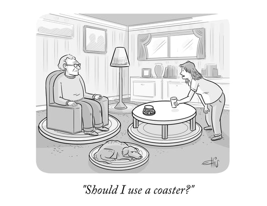 Coaster Man Art Print