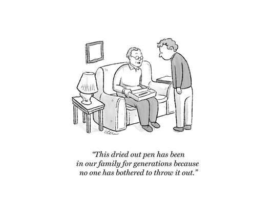 Dried Out Pen Art Print