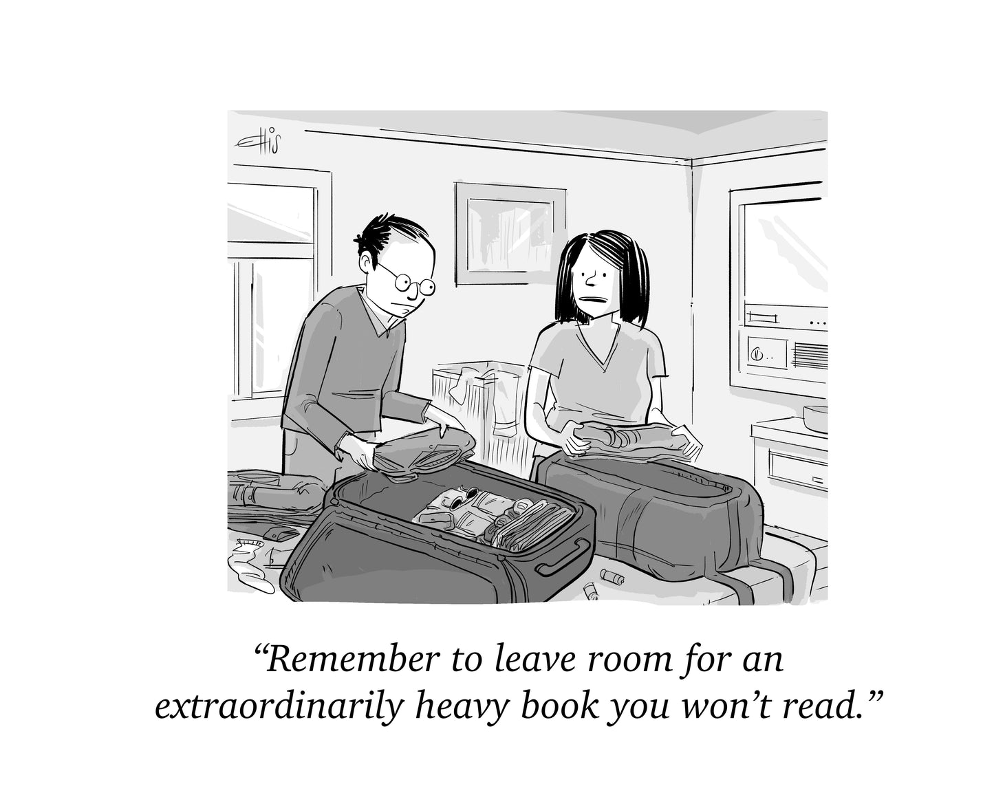 Heavy Book Art Print