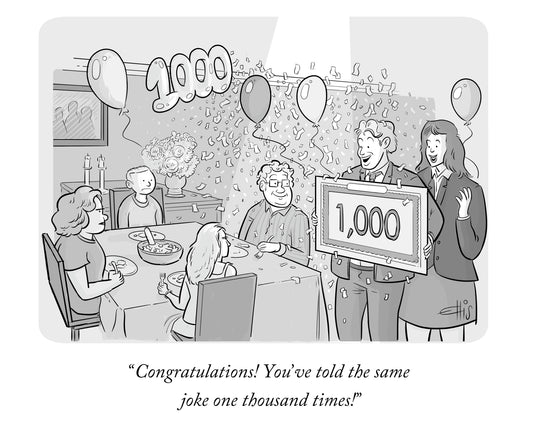 One Thousand Joke Art Print
