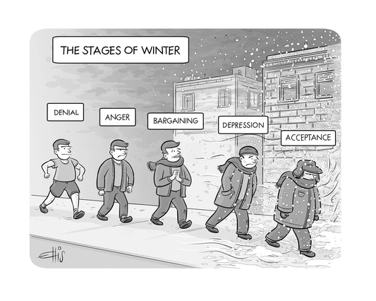 Stages of Winter Art Print