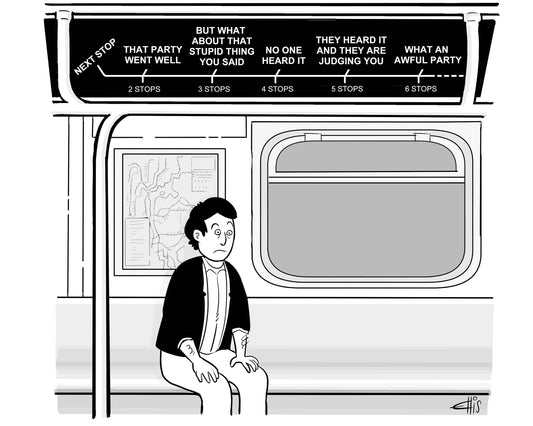 Subway Thoughts Art Print